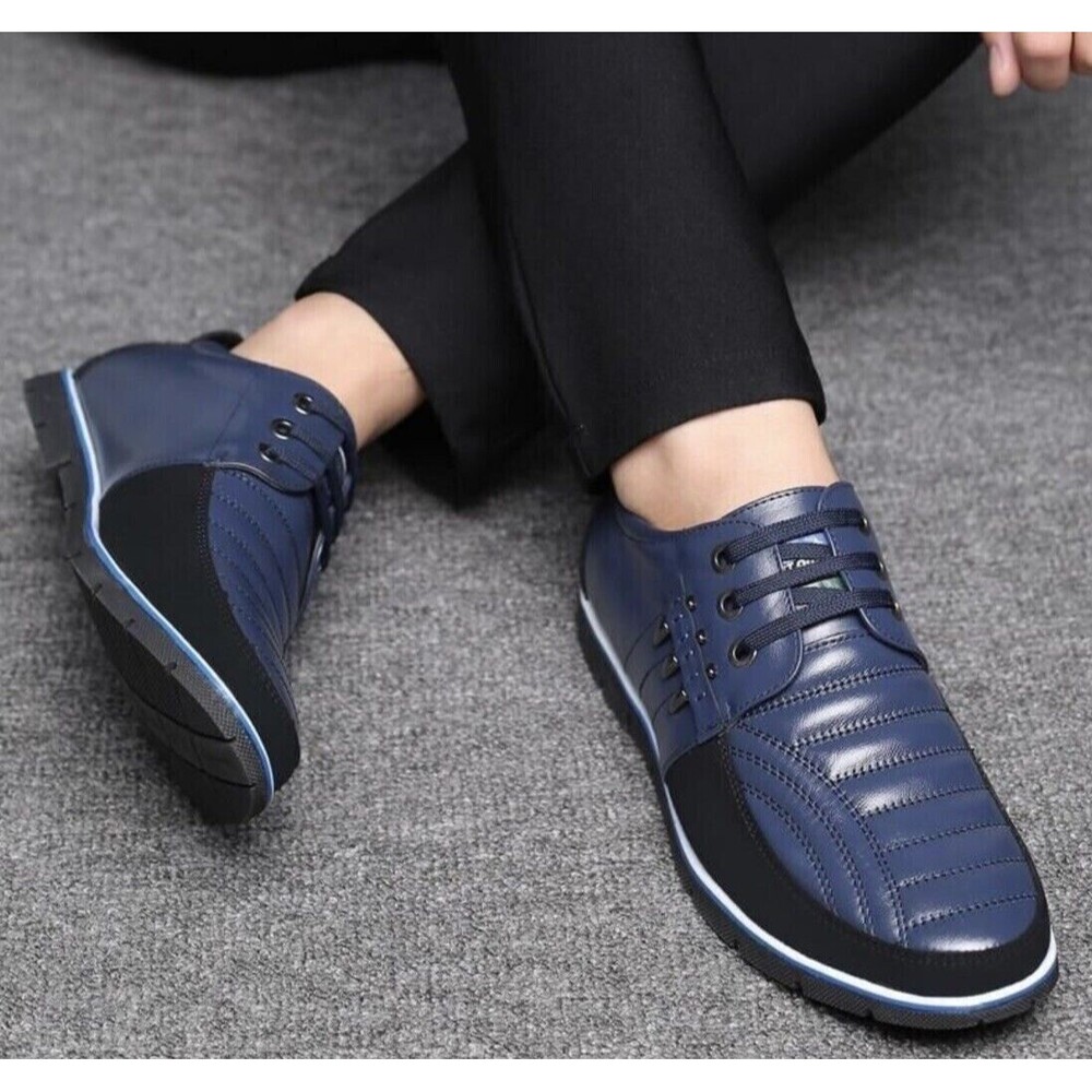 NWOB 3281 Fashion 3281 Leather/Suede Lace Up Sports/Street Shoes Men Size 8.5